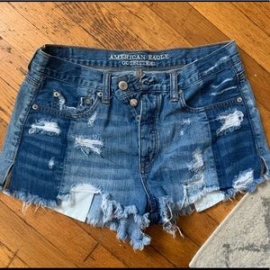 American eagle jean shorts size 8